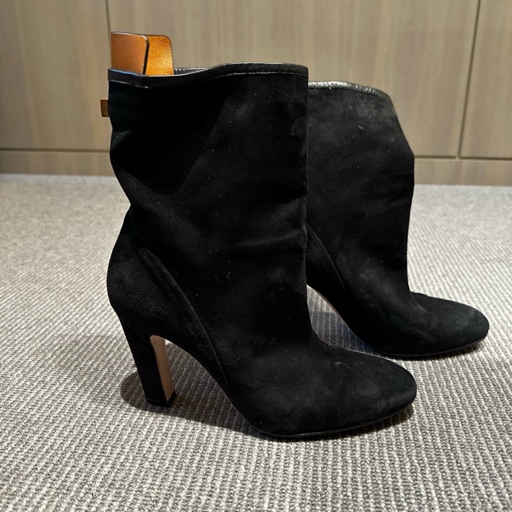 Black Suede Ankle Boots
